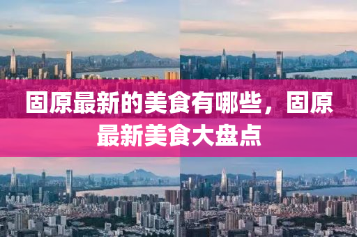固原最新的美食有哪些，固原最新美食大盤點(diǎn)山東水清源環(huán)保科技有限公司