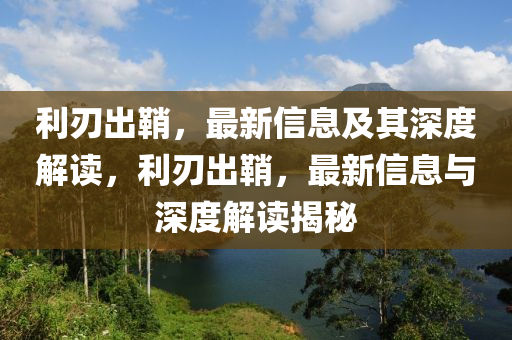 利刃出鞘，最新信息及其深度解讀，利刃出鞘，最新信息與深度山東水清源環(huán)?？萍加邢薰窘庾x揭秘