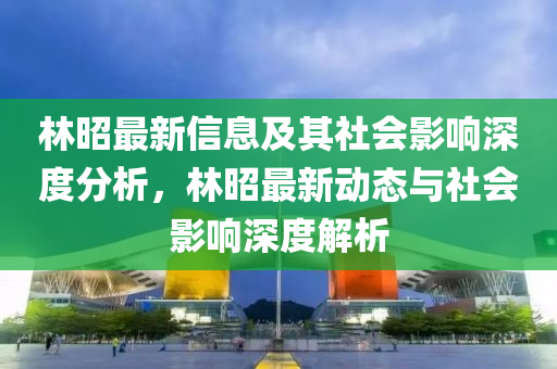 林昭最新信息及其社會(huì)影響深度分析，林昭最新動(dòng)山東水清源環(huán)保科技有限公司態(tài)與社會(huì)影響深度解析