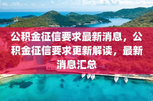 公積金征信要求最新消息，公積金征信要求更新解讀，最新消息匯總山東水清源環(huán)?？萍加邢薰? class=