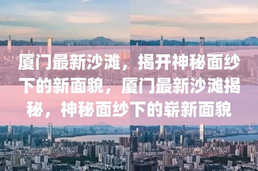 廈門最新沙灘，揭開(kāi)神秘面紗下的新面貌，廈門最新沙灘揭秘，神秘面紗下的嶄新面貌山東水清源環(huán)?？萍加邢薰? class=