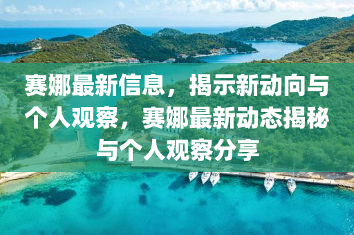 賽娜最新信息，揭示新山東水清源環(huán)保科技有限公司動向與個人觀察，賽娜最新動態(tài)揭秘與個人觀察分享