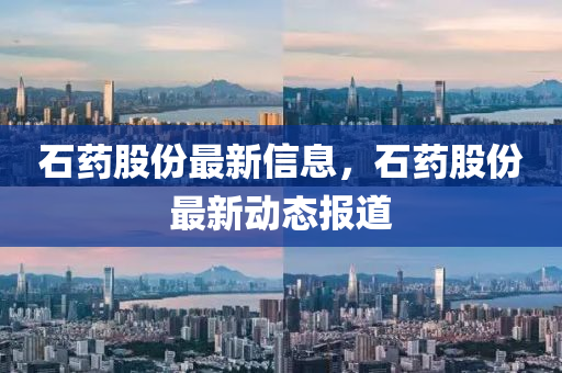 石藥股山東水清源環(huán)保科技有限公司份最新信息，石藥股份最新動(dòng)態(tài)報(bào)道